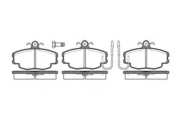 ROADHOUSE 2141.12 Brake Pad Set, disc brake